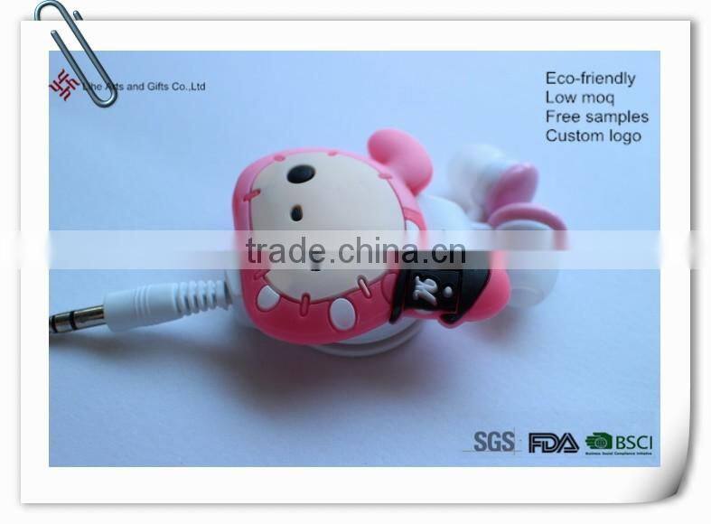 Good quality hot cartoon designs earphone for children