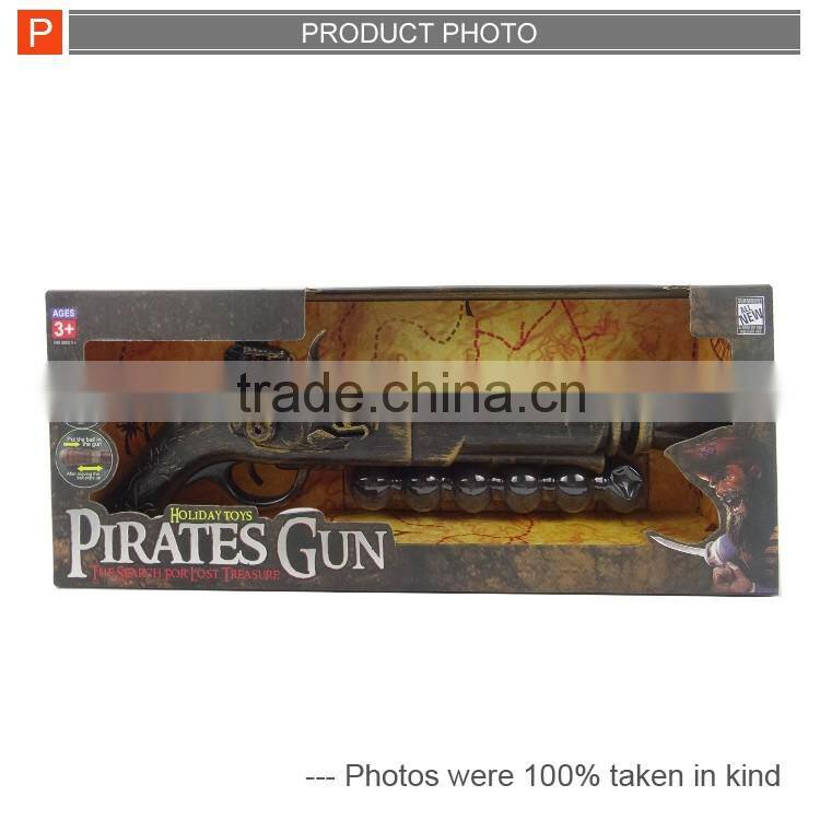 Realstic airsof bingpong gun pirate gun toy for kids