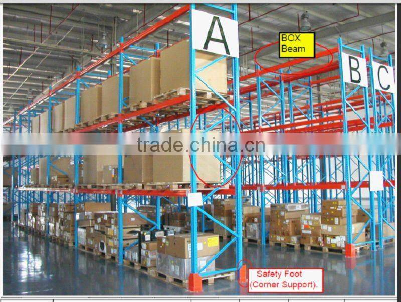 Q235b steel double deep truss racking