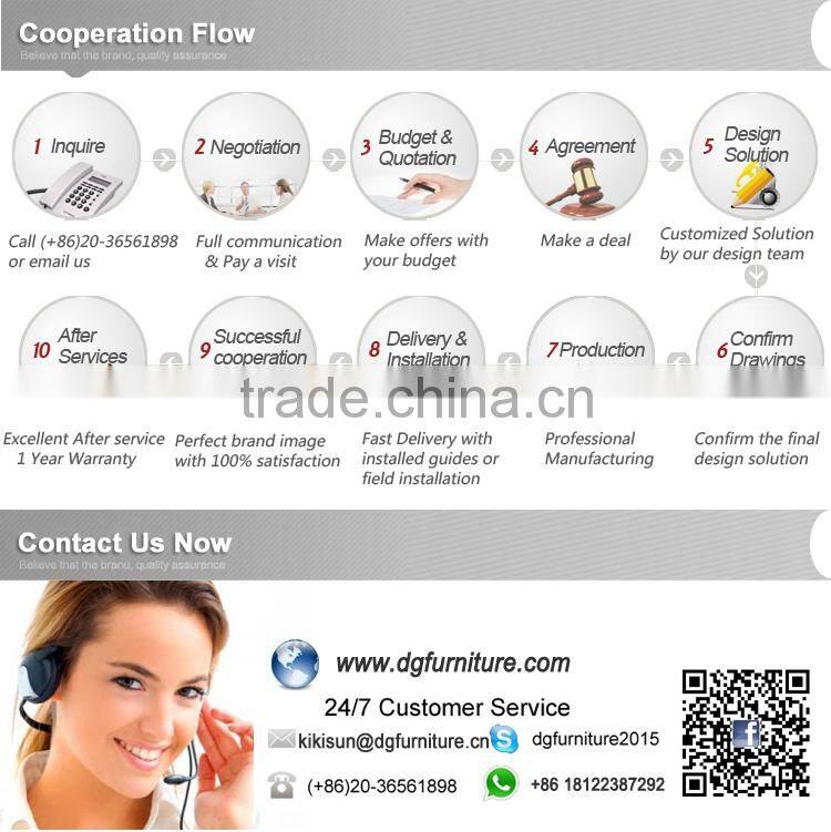 Luxury High End Wood Mall Cosmetic Kiosk