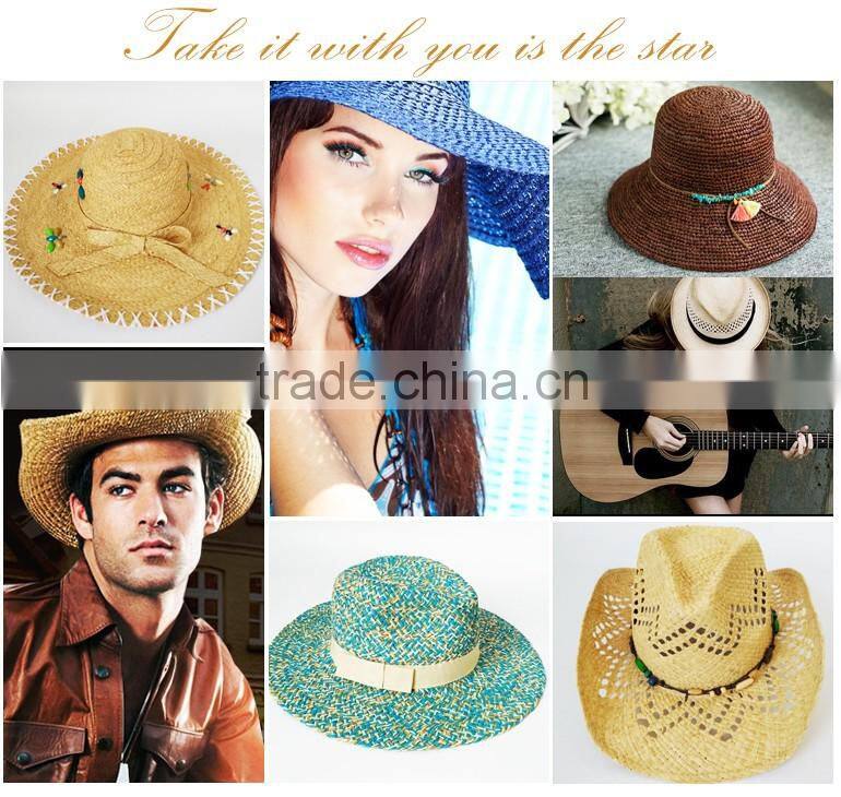 Unisex Cowboy Straw Hat