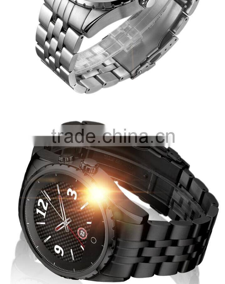 Bussiness type wrist watch waterproof smart watch with heart rate monitor
