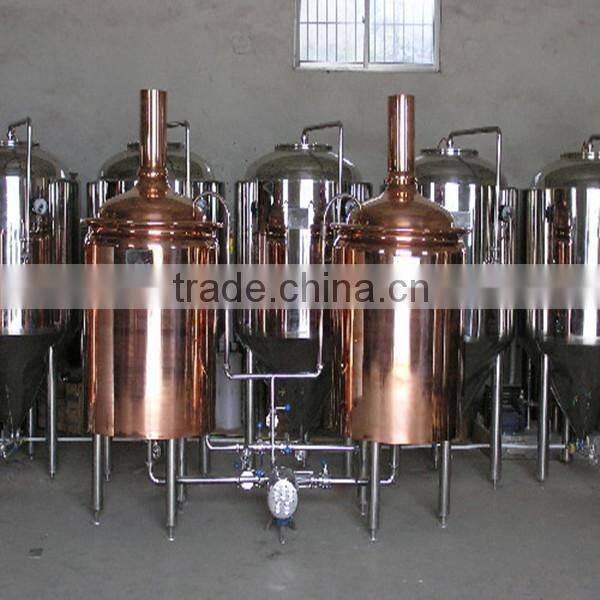 1000l red copper beer brewery equipment