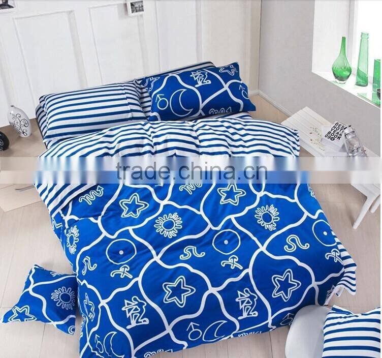 100% cotton luxury bedding sets British Style Royal feeling bedding set