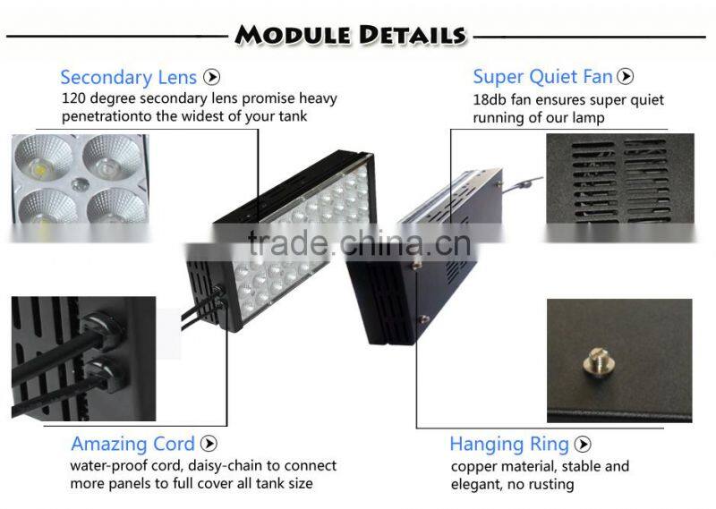 DSunY preset mode aquarium led lighting full spectrum 90w 12inch quick set