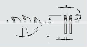 Fswnd long cutting life MDF/timber cutting tool/SKS-51 body material
