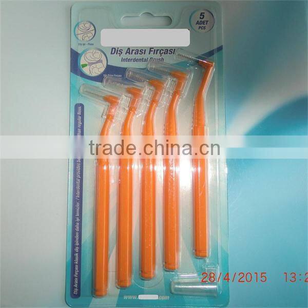 "L" style Interdental Brush Picks SSS, SS, S, M, China manufacturer, OEM offered