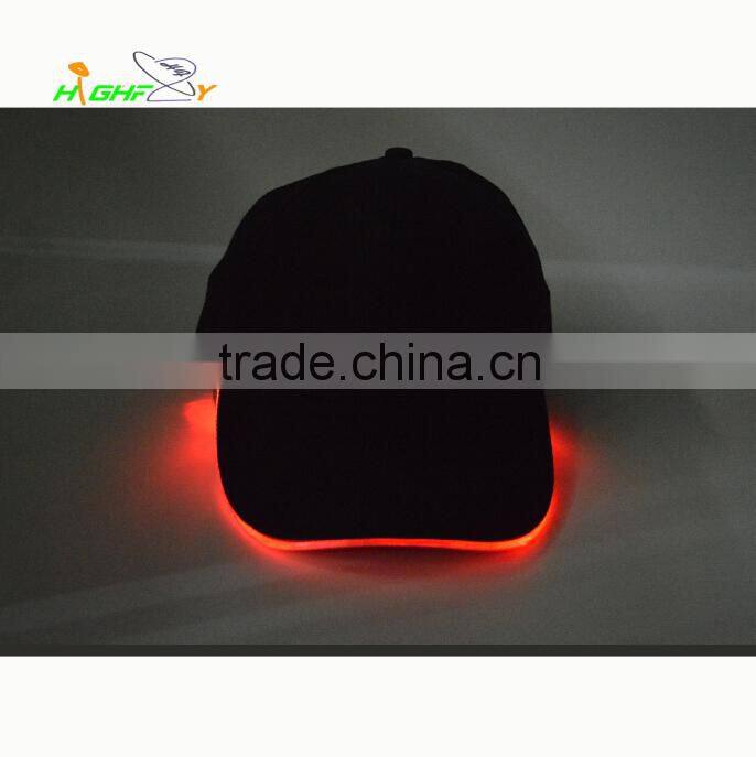 2015 Hot selling cheap promotional LED baseball cap with LED light hat