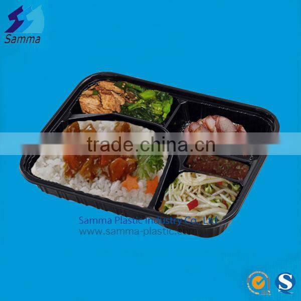SM3-1104 PP lunch box,compartment box,PP plastic box