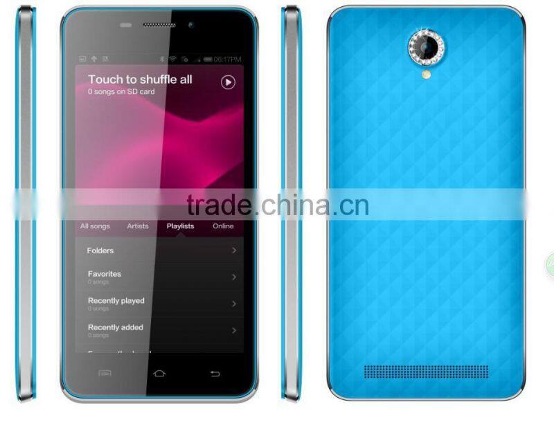 A400 Diamond decoration 4'' smart phone 3G WCDMA 850/2100