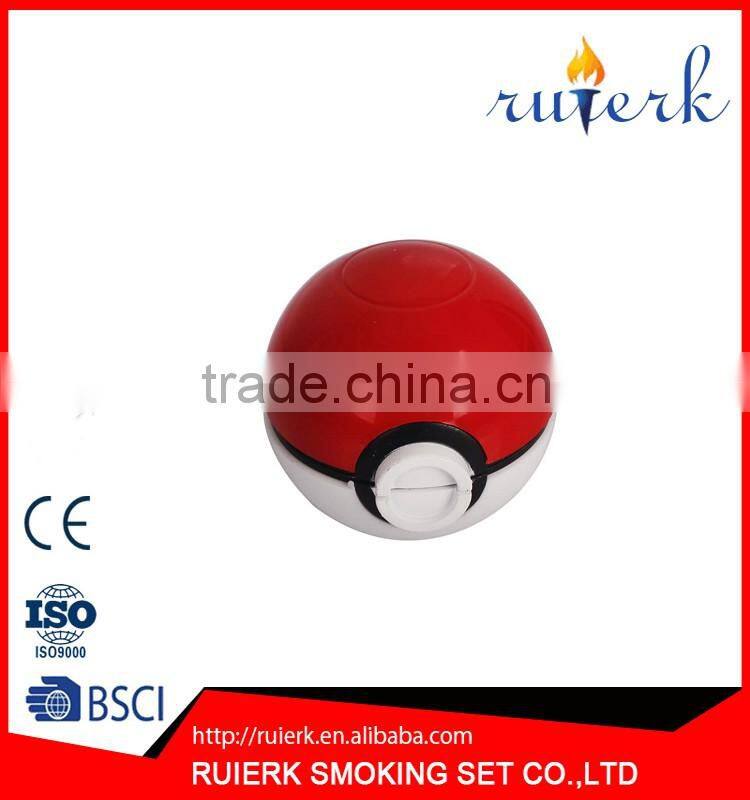 EK-867 Hot 55mm 3 piece Pokemon Go Smoke Grinder Tobacco Grinder Herb Grinder
