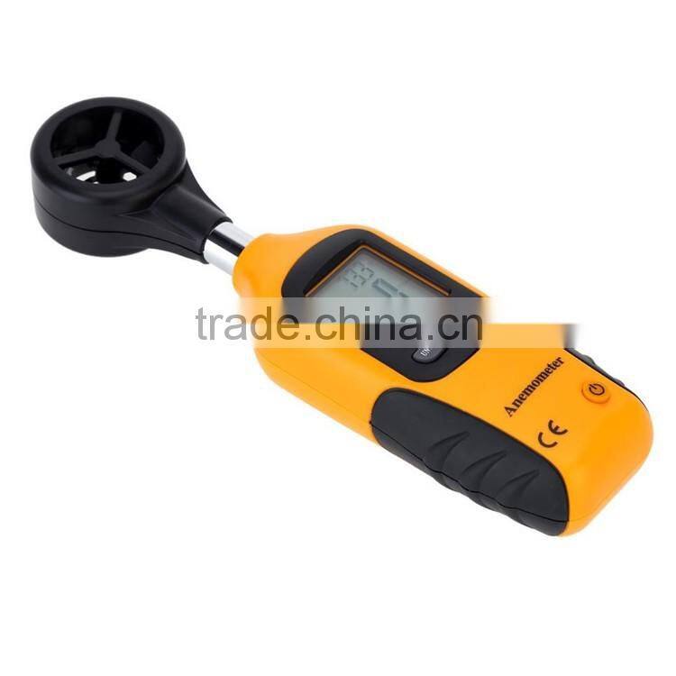 2016 anemometer HT-81 digital anemometer wind speed meter air flow meter LCD Display Velocity Temperature Measuring tacometro