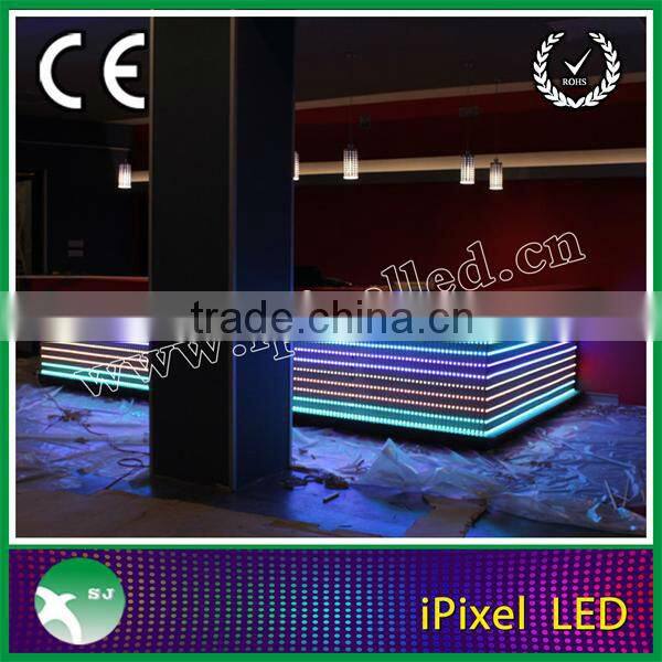 addressable rgb led strip dc5v 60 pixels/m waterproof