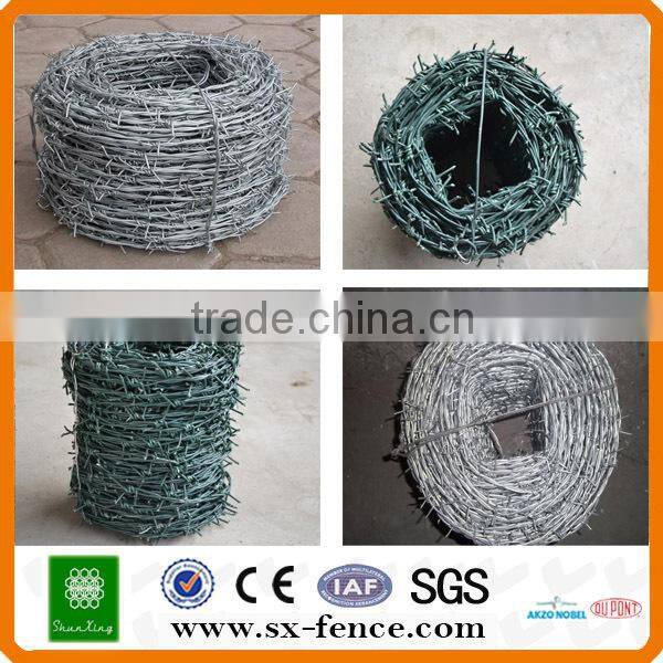ISO,SGS,BV professional manufacturer Galvanized Barbed Wire Price