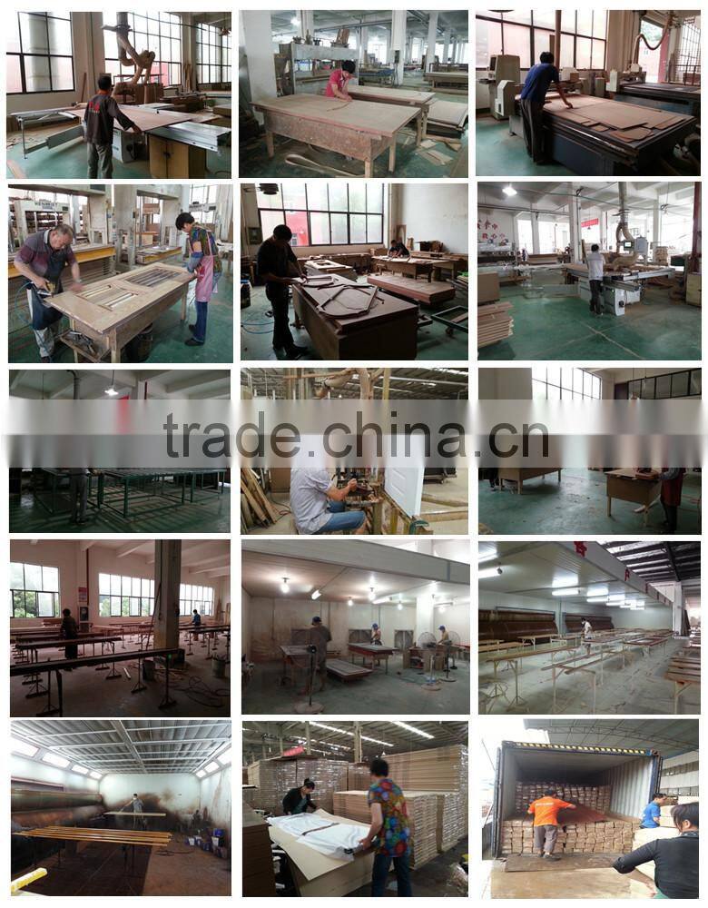 good quality solid wooden toilet door design with door stop