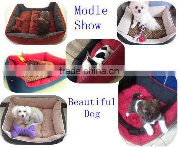 Red Soft Dog Bed for pet