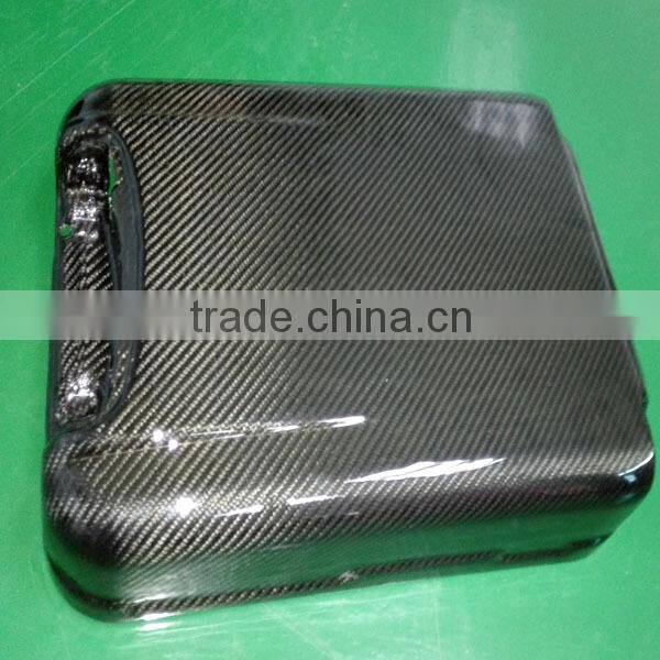 China profession carbon manufacturing custom carbon fiber suitcase , carbon fiber travel case