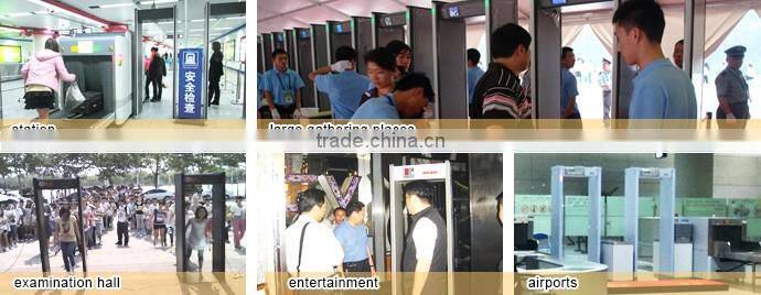 Pinpoint factory 33 Detection Zone Archway Metal Detector,Walk Through door frame Bosy Scanner