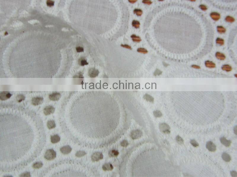 cotton voile embroidery fabric