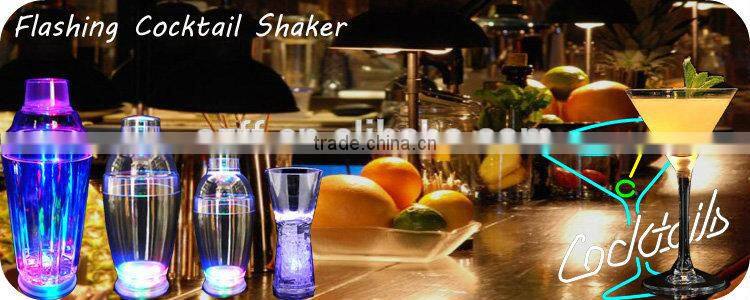 fashion design 300ml christmas decoration led wine shaker