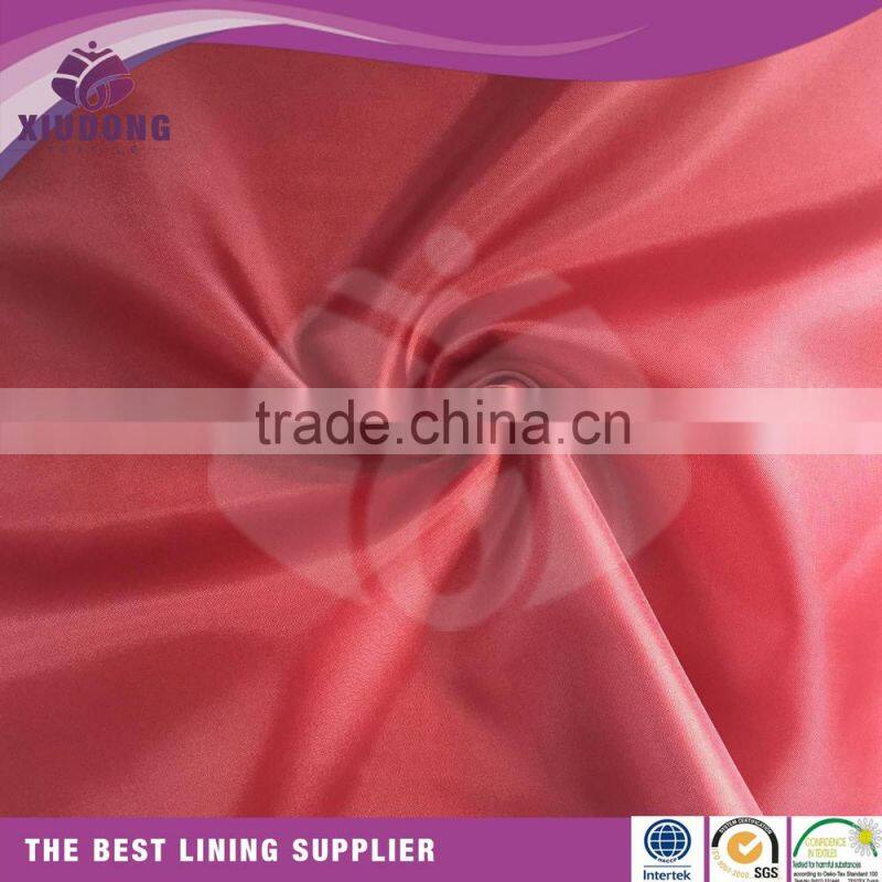 high quality 190t taffeta manufacturer price 190t taffeta lining fabric in china