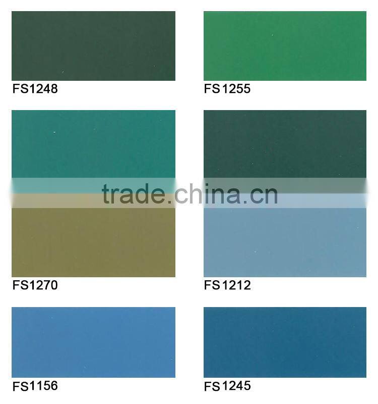 curtain wall of aluminum panel with blue and white procelain supplier