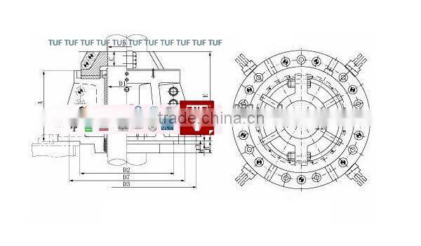 upper rudder bearing/ upper rudder carrier