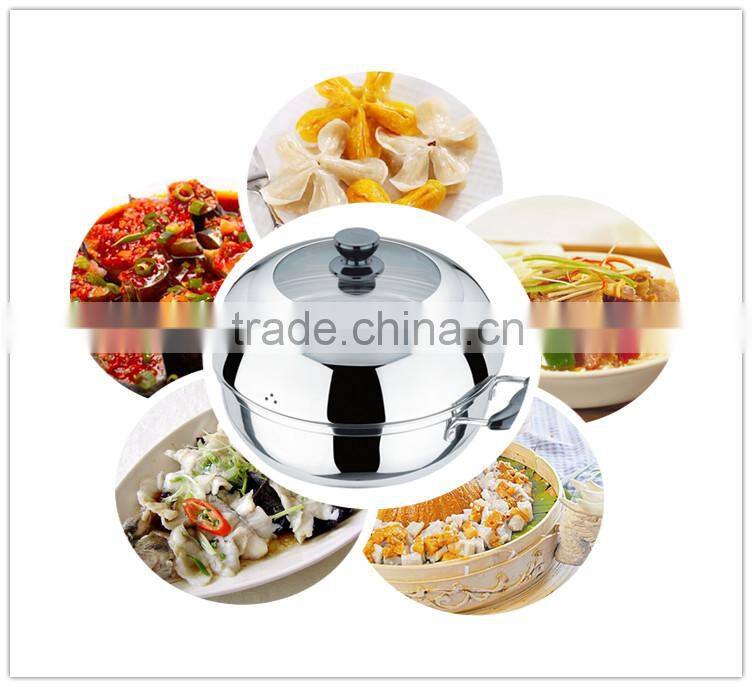 SS steamed soup pot with bakelite handle