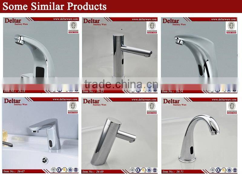 Deltar Solid Brass Automatic Sensor Faucet_Public Automatic Sensor Shut Off Mixer