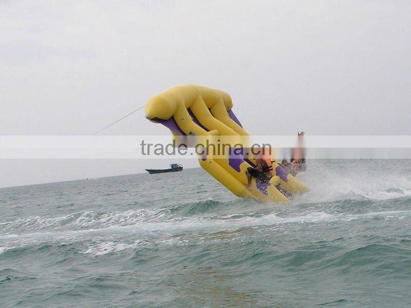 funny inflatable flying fish boat