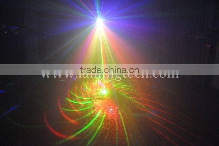 LPX12RG MixLEDLaser 8*3W White LED Strobe + 5*3W RGBWY LED Effect + 150mW RG 12Gobo Laser Light