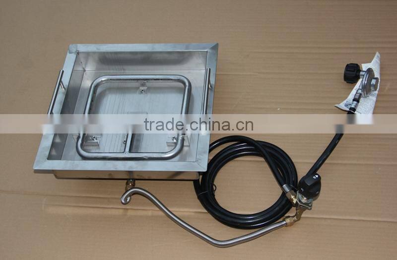Outdoor Rectangle Gas Fire PIt Burner for fire pit table