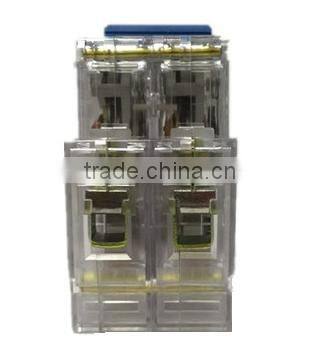 2P mini circuit breaker with transparent cover DZ47-63 6-32A