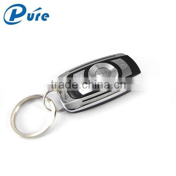Universal good quality and cheap price one way auto central locking car alarm black color with LED indicator