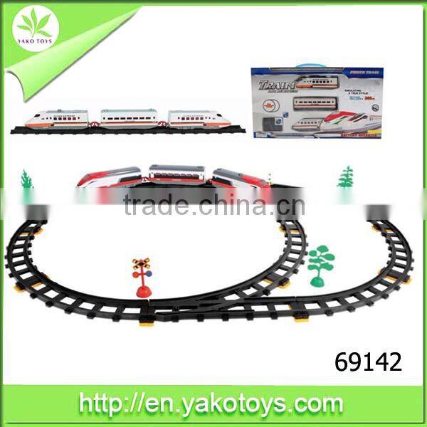 Electric Railway Car B/O Cartoon Rail Car children electronic toy car