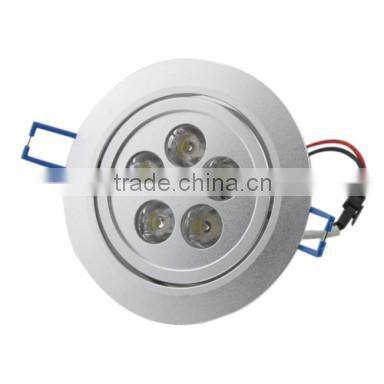 recessed hi-power down light epistar 5w 500lm ip65 ceiling led lamp