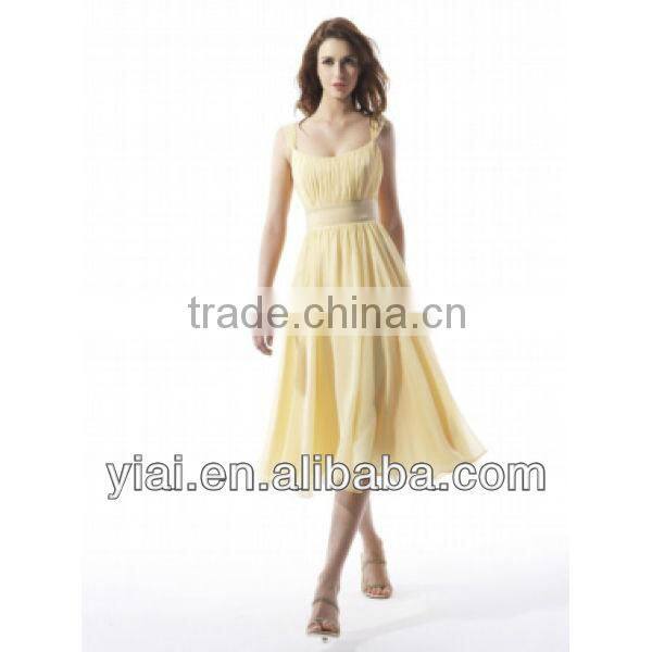 WW0090 Plum Chiffon Bridesmaid Dress