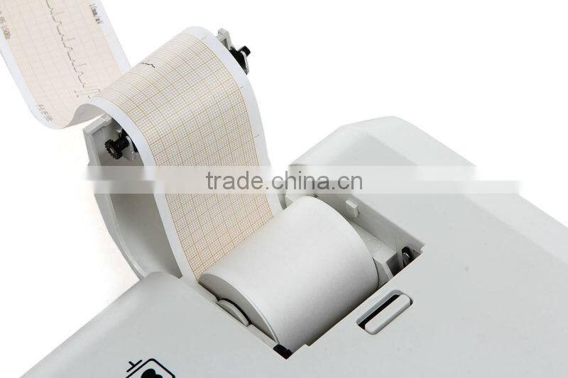 Digital Single channel 12 lead Veterinary Electrocardiograph ECG machine Vet equipment