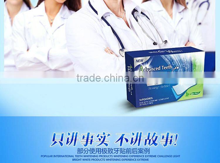 A+ 3d Advanced teeth whitening oral strips 14 pairs Per box
