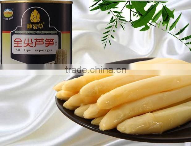 Good taste canned white asparagus