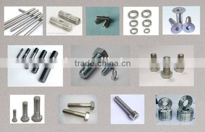 SUS321(UNS S32100) stainlss steel hardware fasteners hex socket set screws