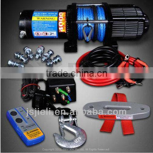 12V 4000LB ATV Electric Winch With Wireless Remote Control Kit