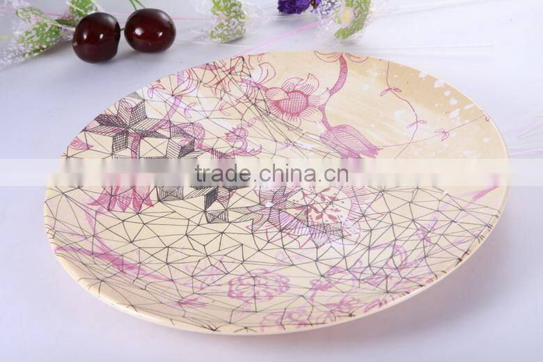 Melamine wares custom cheap melamine plate