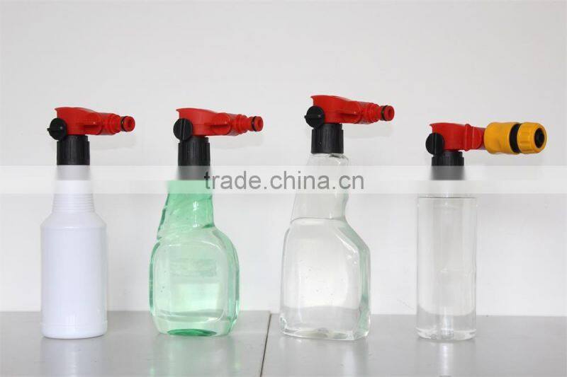 iLOT 900ml bottle with hose end sprayer spraying car cleaner, pesticide, insecticide, grass killer, detergent, degreaser