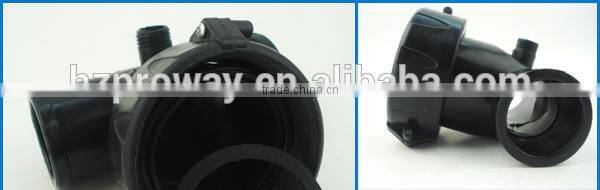 32mm Bathtub Water Pump Connector Black PVC T Type Hydraulic Union Fitting