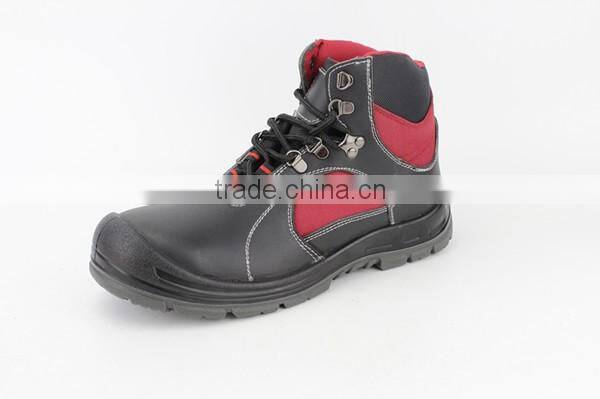 Rubber Steel Toe and steel Plate Safety Shoes