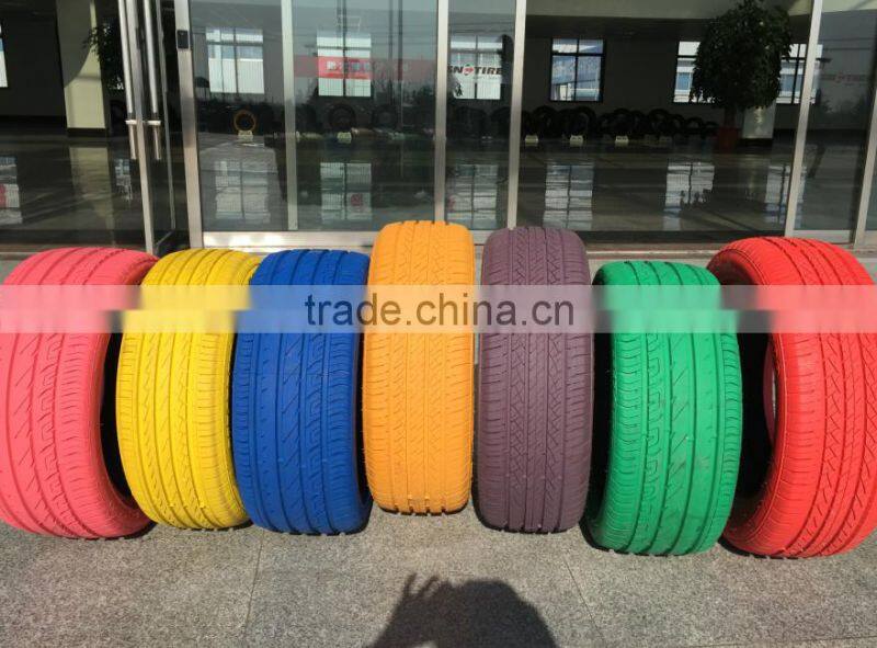 colored car tires