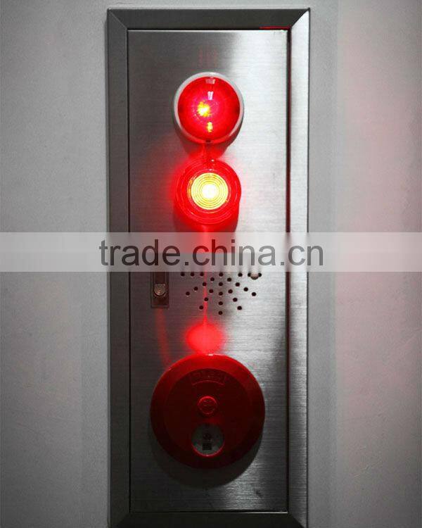 warning beacon lighting on the road, car or safty box