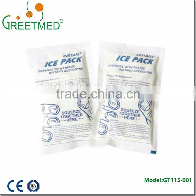 Cheap personalized pvc gel scrawled fabric medical ice bag