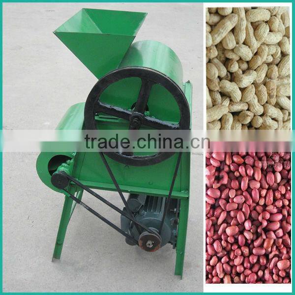 dry soybean/peanut hull removing machine